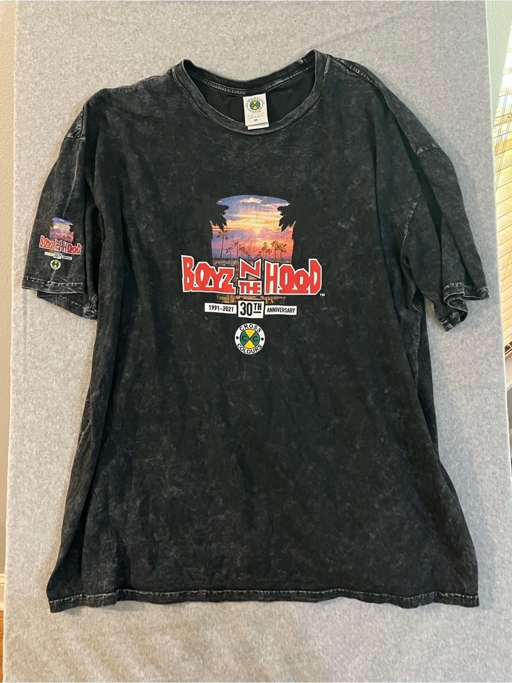Cross Colours × Boyz N the Hood 30th Anniversary Tee — 2X